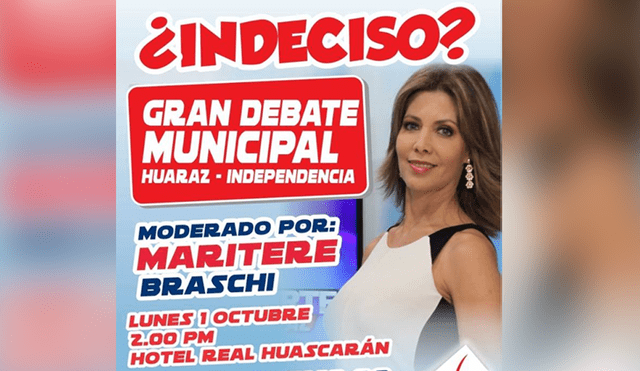 Elecciones 2018: organizan debate en Huaraz cobrando entrada de diez soles
