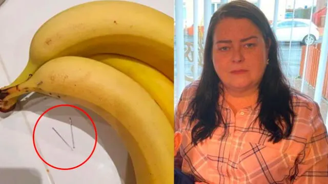 Madre denuncia que encontró agujas dentro de los plátanos que compró [FOTOS]