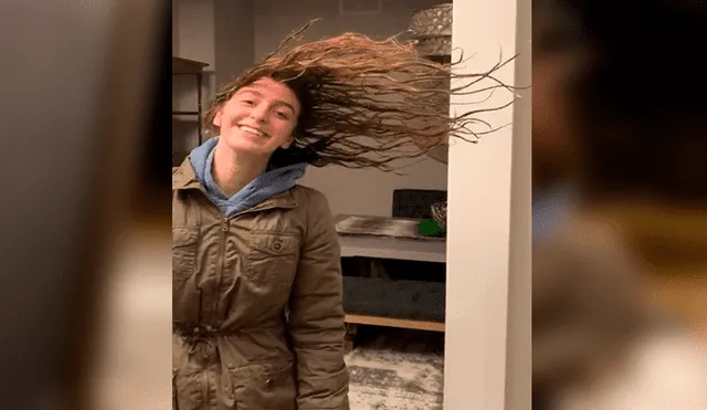 Facebook viral: mujer sale de su casa con el cabello mojado y el intenso frío la dejó como 'Gokú' [VIDEO]