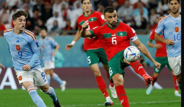 España y Marruecos luchan por uno de los dos últimos cupos al Mundial Qatar 2022. Foto: EFE