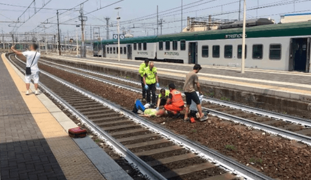 Facebook: se tomó una "selfie" junto a una mujer que fue arrollada por un tren y las redes estallan