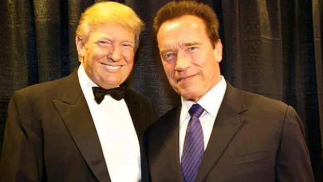 Arnold Schwarzenegger y Donald Trump