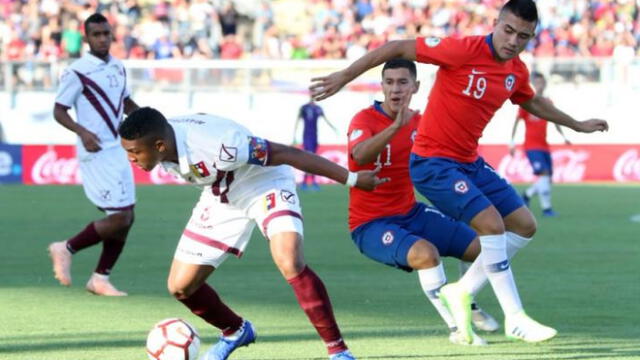 Chile no pudo frente a Venezuela y cayó por 2-1 en la segunda fecha del Sudamericano Sub 20