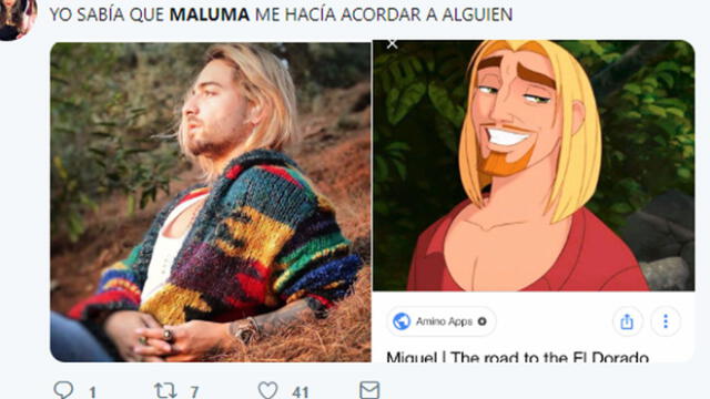 Maluma es blanco de crueles memes por look que lució en los Latin AMAs 2018