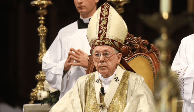 Cardenal Cipriani debe presentar su renuncia tras cumplir 75 años