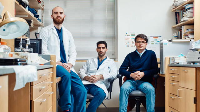 Nenad Sestan y su equipo de investigadores. Foto: The New York Times.