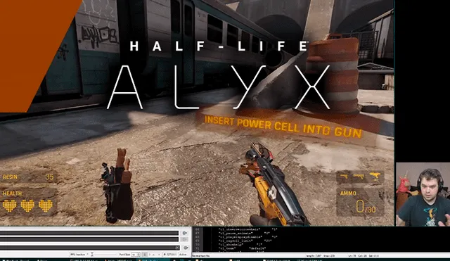 Usuario no tuvo que hacer mucho para activar opciones que le permitan usar mouse y teclado en Half-Life Alyx.