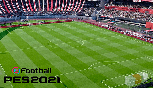 Konami muestra cómo se vera el estadio Monumental en PES 2021. Foto: composición La República.