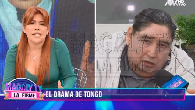 Magaly Medina y Tongo discuten en Magaly tv, la firme