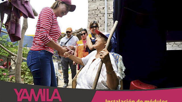 Arequipa: Críticas a Yamila Osorio por publicitar ayuda a Caravelí