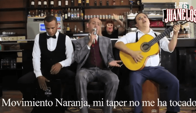 Facebook: Los Juanelos cantan "Movimiento Naranja" y trolean al Fujimorismo [VIDEO]