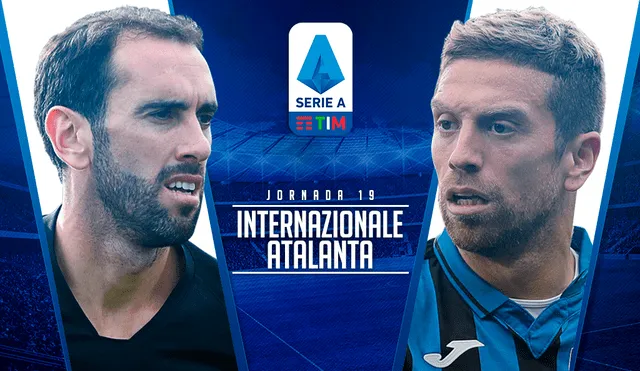 Inter vs Atalanta por la jornada 19 de la Serie A de Italia.