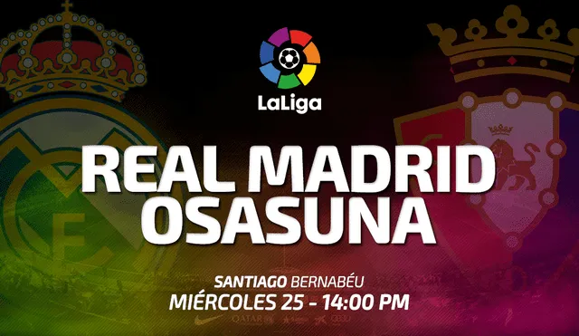 Real Madrid vs Osasuna EN VIVO vía ESPN por la Liga Santander.