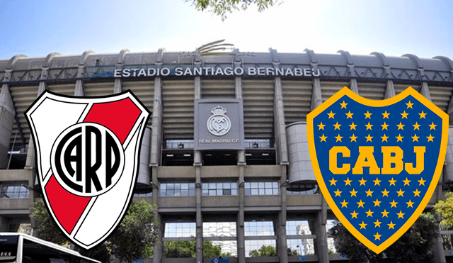 ¡Oficial! El River - Boca se jugará en el Santiago Bernabéu