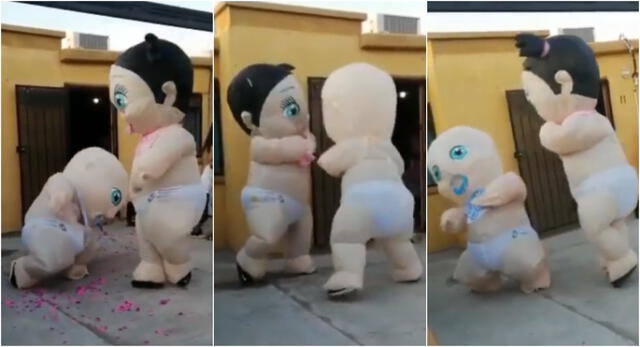 TikTok: muñecos gigantes por el sexo del bebé
