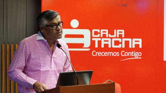 Presidente de directorio de Caja Tacna, Jesús Arenas Carpio.