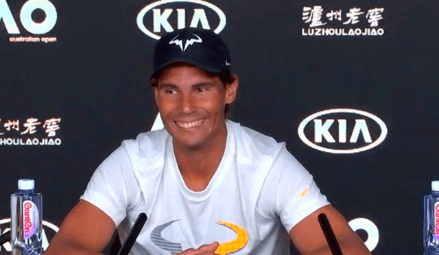 Rafael Nadal y el curioso momento que pasó en una conferencia de prensa [VIDEO]