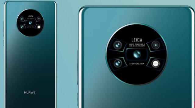 La renovada cámara del Huawei Mate 30 Pro presenta un diseño de lo más estrambótico.