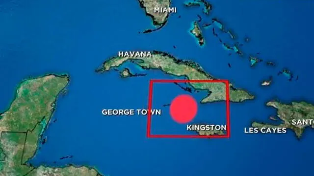 Terremoto en Islas Caimán. Foto: Difusión