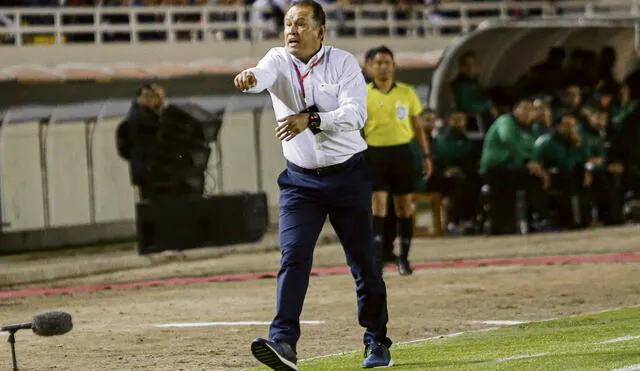 vuelta. Juan Reynoso volvió a Arequipa al frente de la Selección Peruana de Fútbol.
