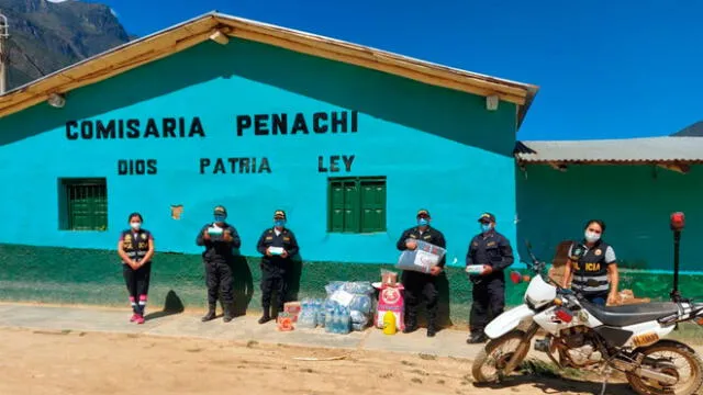 Se entregó víveres a comisaría de Penachi,Incahuasi y Uyurpampa.