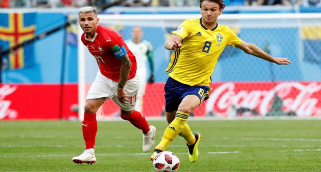Suecia ganó 1-0 a Suiza y clasificó a cuartos de final [RESUMEN]