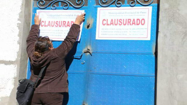 Cierran 06 locales nocturnos que tenían fachada de bodega en Puno [FOTOS]