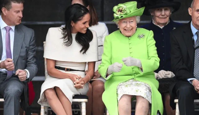 Meghan Markle hace desaire a la reina Isabel II por el nacimiento de su primogénito