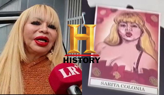 Susy Díaz es devota a Sarita Colonia. Foto: composición LR/La República/History Channel