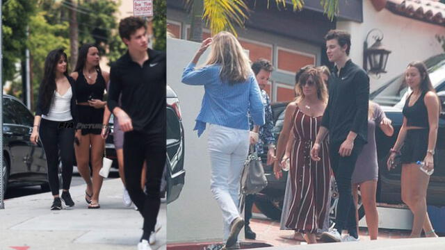 Shawn Mendes y Camila Cabello se dejan ver juntos a su salida de un restaurante