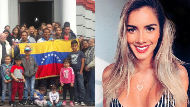 Korina Rivadeneira no olvida a venezolanos y se une a campaña de ayuda