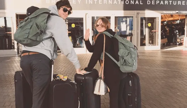 La pareja durante uno de sus viajes. (Foto: Instagram)