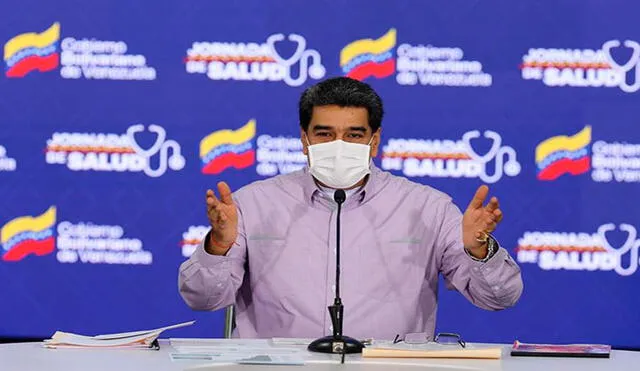 Nicolás Maduro reiteró que Venezuela tiene la "curva aplanada" del coronavirus. Foto: Prensa Miraflores (EFE)