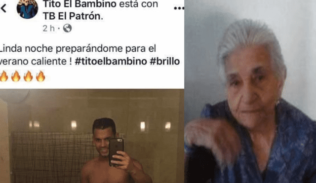 Facebook: abuela 'picarona' hace comentario 'hot' en foto de 'Tito el Bambino' y su nieto la descubre [FOTOS]