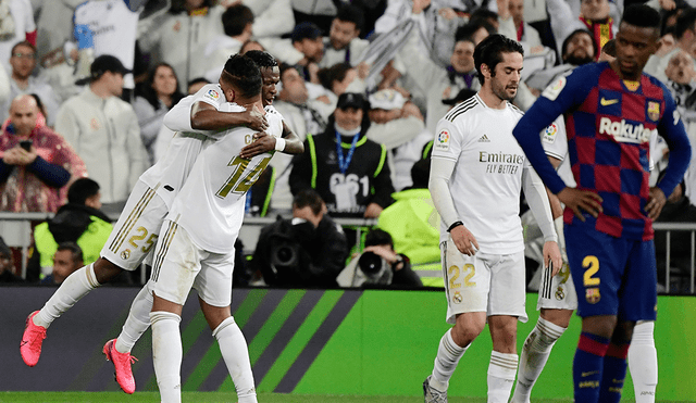 Real Madrid venció 2-0 al Barcelona. (Créditos: AFP)