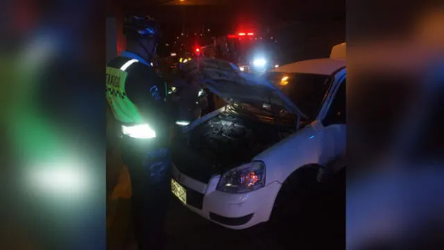 Serenos y bomberos atendieron a la víctima, quien presenta varias lesiones en el cuerpo. (Foto: Difusión)