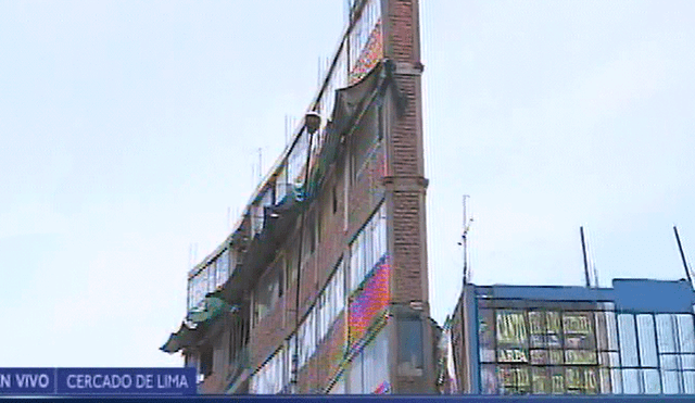 Cercado de Lima: El edificio que debería generar preocupación ante un fuerte sismo [VIDEO]