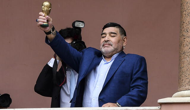 Diego Armando Maradona manda un mensaje en Instagram a Argentina para afrontar el coronavirus. Foto: AFP