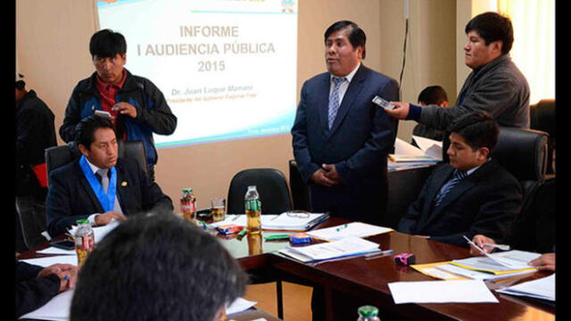 Región no financiará obras de municipalidad de Puno