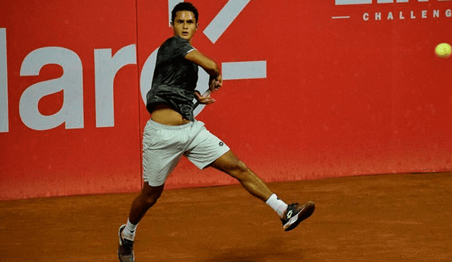 El tenista nacional sigue en la pelea por el título. Créditos: Raúl Párraga - Diario Récord Perú