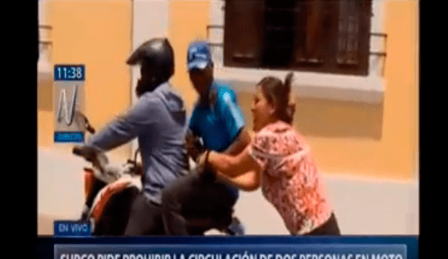 Alcalde de Surco pide que se prohíba que dos varones circulen en moto