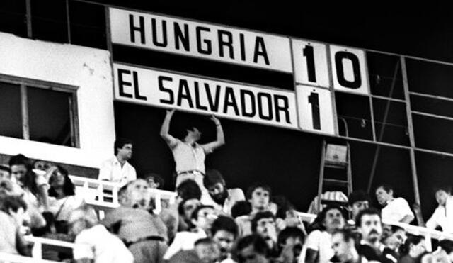 El Salvador cayó 10-1 ante Hungría.