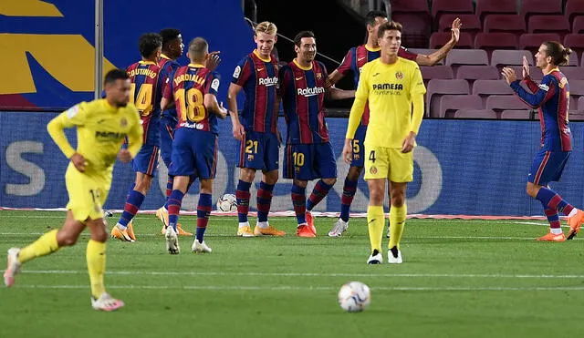 Sigue aquí EN VIVO ONLINE el partido Barcelona vs. Villarreal por la fecha 3 de LaLiga Santander. | Foto: AFP