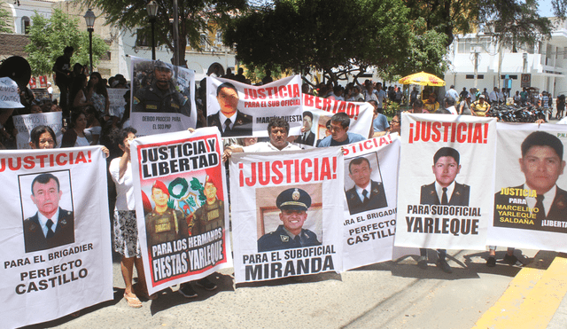 Familiares, amigos y ciudadanos de efectivo Miranda se organizan para manifestación.