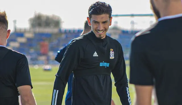 Jean Pierre Rhyner juega en el Cartagena, se la segunda división española. Foto: Real Cartagena