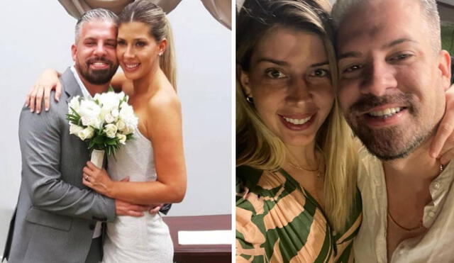 Pedro Moral y su esposa Fabiola Garavito cumplieron un año de casados. Foto: Instagram