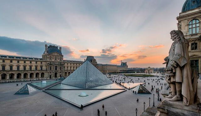 El Museo del Louvre fue visitado en 2019 por 9,6 millones de personas. Foto: Twitter