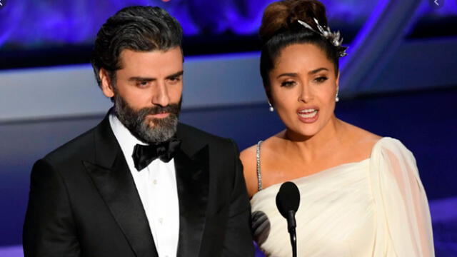 Salma Hayek y el guatemalteco Oscar Isaac entregaron el Oscar a mejor edición de sonido