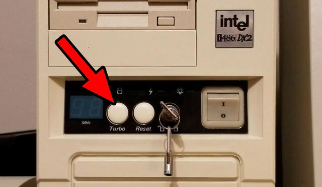 El botón Turbo ya no existe en las PC's modernas. Foto: Gaming Retro