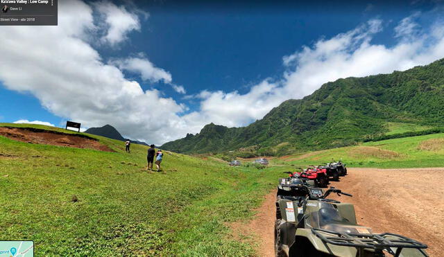 Desliza las imágenes para ver cómo luce la isla donde se filmó la famosa serie Lost. Foto: captura de Google Maps